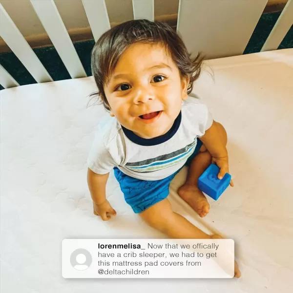 Serta Sertapedic Crib Mattress Liner Pads  - 100% Waterproof with Nanotex Technology - Ideal for Potty Training - Washable 