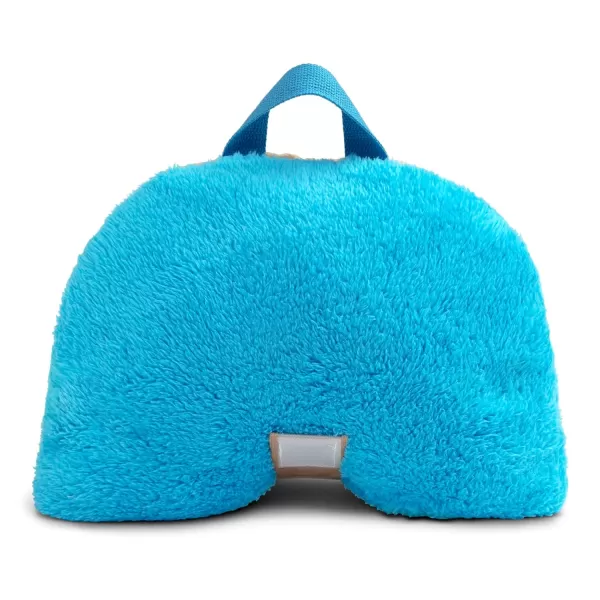 Sherpa Throw Blanket with Storage Pocket for Kids, Magenta Cat