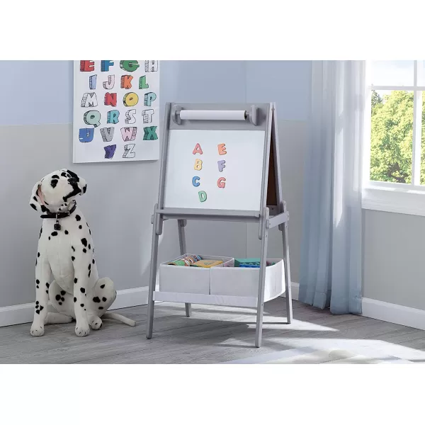 Space Adventures Wooden Activity Easel with Storage - Ideal for Arts &amp; Crafts, Drawing, Homeschooling and More - Greenguard Gold Certified, Blue