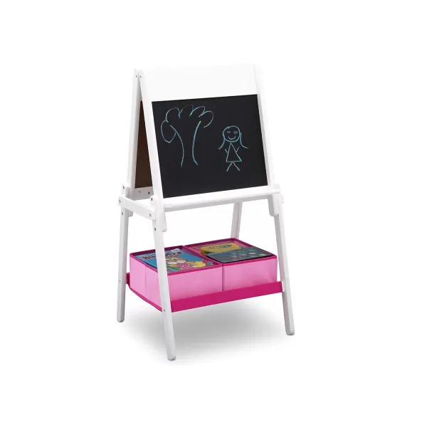 Space Adventures Wooden Activity Easel with Storage - Ideal for Arts &amp; Crafts, Drawing, Homeschooling and More - Greenguard Gold Certified, Blue