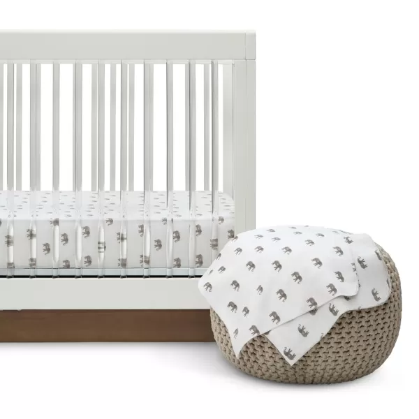 Twinkle Stars Breathable Baby Bed Crib Mattress and Toddler Mattress with Removable/Machine Washable Cover - GREENGUARD Gold – Waterproof - Sustainably Sourced Core Fiber Core, Green