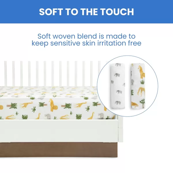 Twinkle Stars Breathable Baby Bed Crib Mattress and Toddler Mattress with Removable/Machine Washable Cover - GREENGUARD Gold – Waterproof - Sustainably Sourced Core Fiber Core, Green