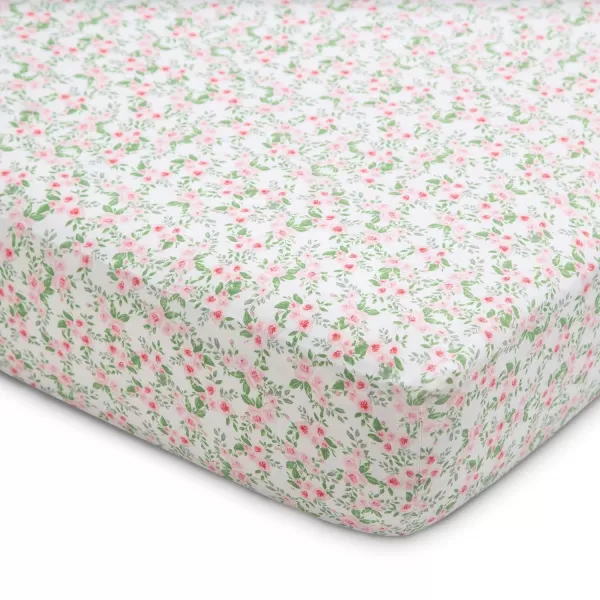 Twinkle Stars Breathable Baby Bed Crib Mattress and Toddler Mattress with Removable/Machine Washable Cover - GREENGUARD Gold – Waterproof - Sustainably Sourced Core Fiber Core, Green
