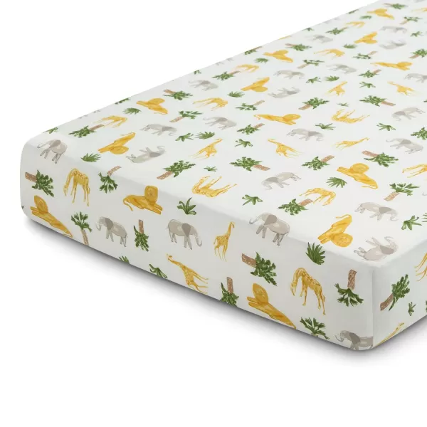 Twinkle Stars Breathable Baby Bed Crib Mattress and Toddler Mattress with Removable/Machine Washable Cover - GREENGUARD Gold – Waterproof - Sustainably Sourced Core Fiber Core, Green