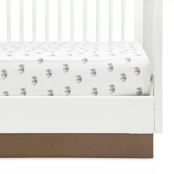 Twinkle Stars Breathable Baby Bed Crib Mattress and Toddler Mattress with Removable/Machine Washable Cover - GREENGUARD Gold – Waterproof - Sustainably Sourced Core Fiber Core, Green