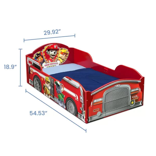 Wood Toddler Bed - Greenguard Gold Certified, Nick Jr. PAW Patrol