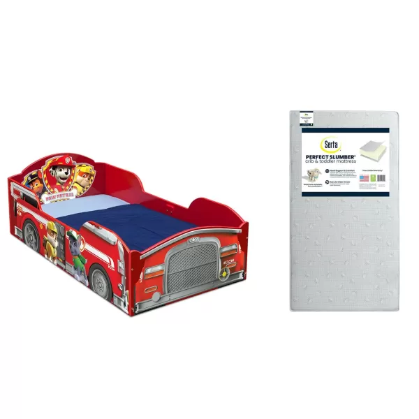 Wood Toddler Bed - Greenguard Gold Certified, Nick Jr. PAW Patrol