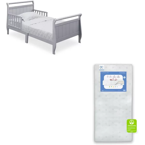 Wood Toddler Bed Sleigh, Crib, Black Cherry Espresso