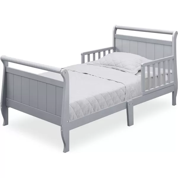 Wood Toddler Bed Sleigh, Crib, Black Cherry Espresso
