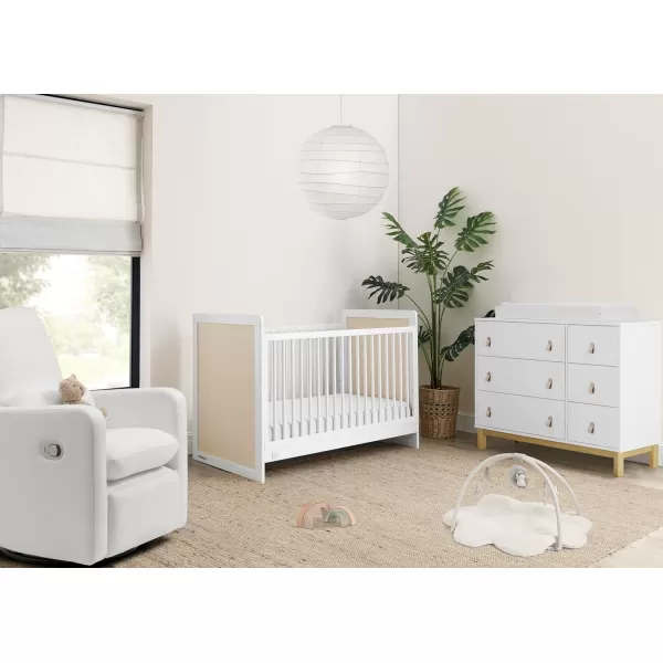 babyGap Liam 4-in-1 Convertible Crib - Greenguard Gold Certified, Sage Green/Natural