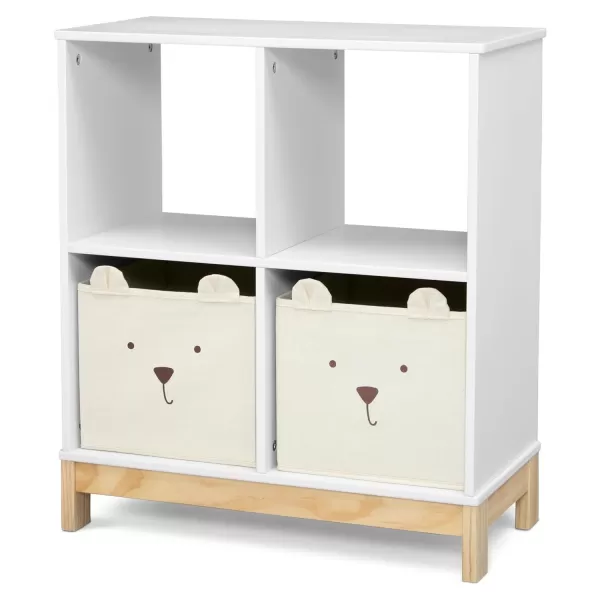 babyGap by Delta Children Brannan Bear Bookcase with Bins, Sage Green