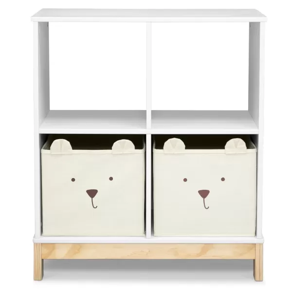 babyGap by Delta Children Brannan Bear Bookcase with Bins, Sage Green