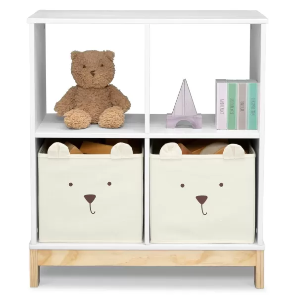 babyGap by Delta Children Brannan Bear Bookcase with Bins, Sage Green