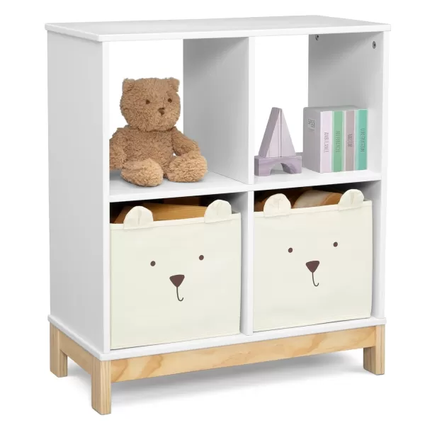 babyGap by Delta Children Brannan Bear Bookcase with Bins, Sage Green
