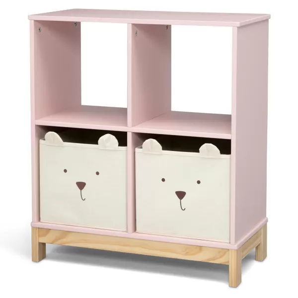 babyGap by Delta Children Brannan Bear Bookcase with Bins, Sage Green