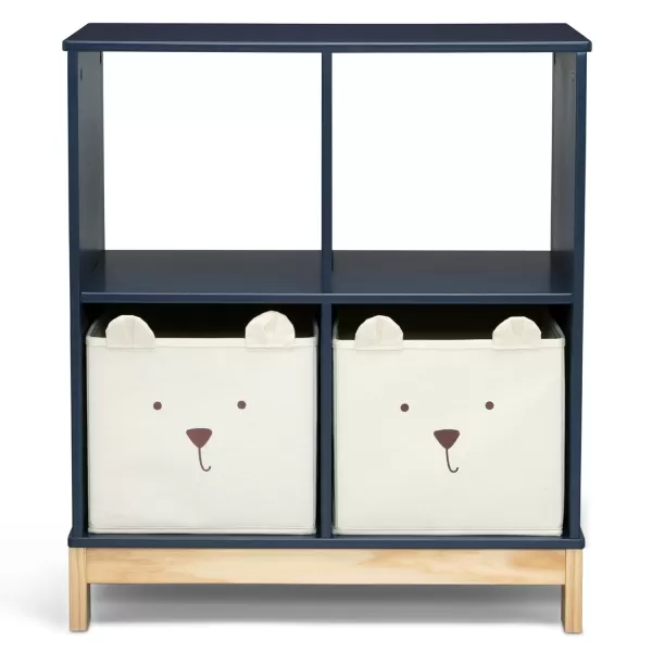 babyGap by Delta Children Brannan Bear Bookcase with Bins, Sage Green