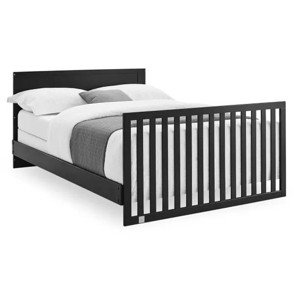 babyGap by Delta Children Oxford 6-in-1 Convertible Crib TrueSleep 2-Stage Deluxe Crib and Toddler Mattress , Navy/Natural