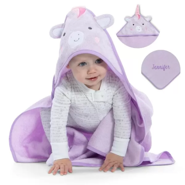 Baby/Infant Hooded Bath Towel - Super Soft and Absorbent- Newborn Essential - Ideal Baby Registry/Shower Gift for Boys and Girls, Pink Cat