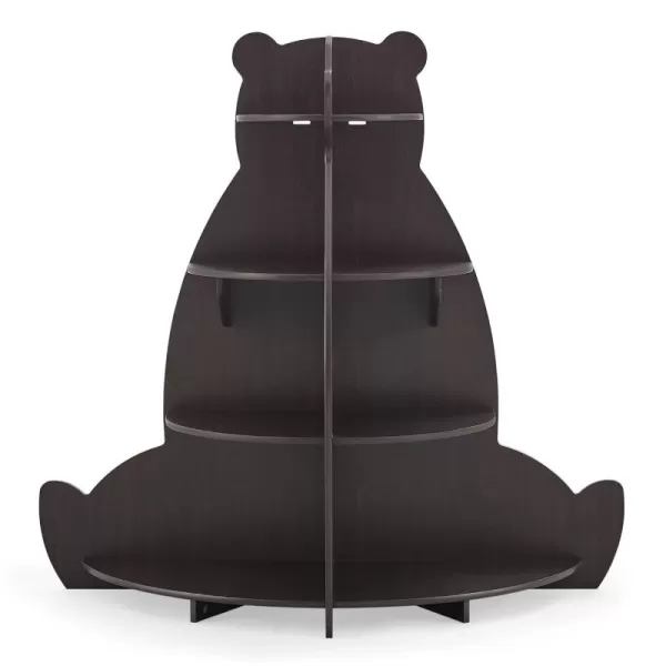 Bear Bookcase - Greenguard Gold Certified, Crafted Walnut