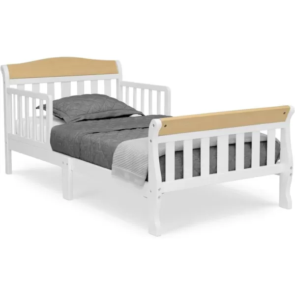 Canton Toddler Bed, White