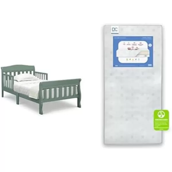 Canton Toddler Bed, White