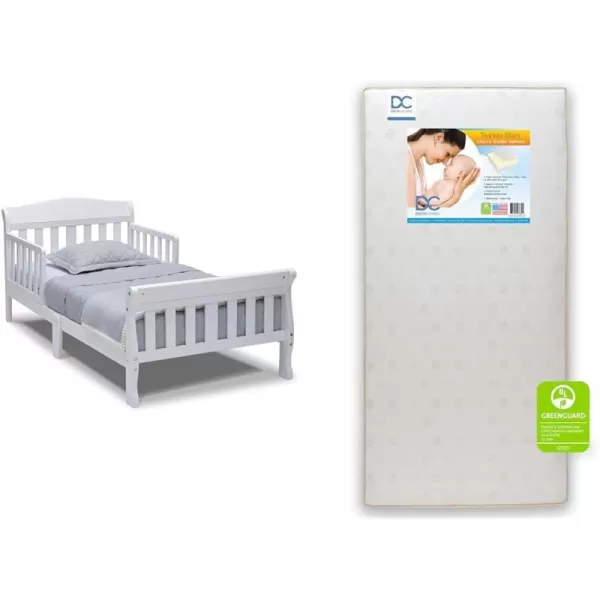 Canton Toddler Bed, White