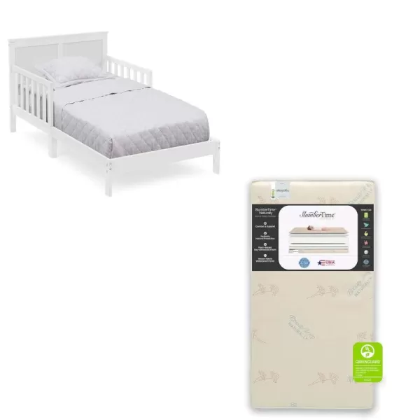 Delta Children Collins Wood Toddler Bed, Greenguard Gold Certified, Midnight Grey