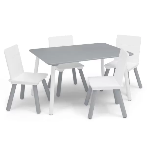 Delta Children Kids Table and Chair Set , Natural/Primary