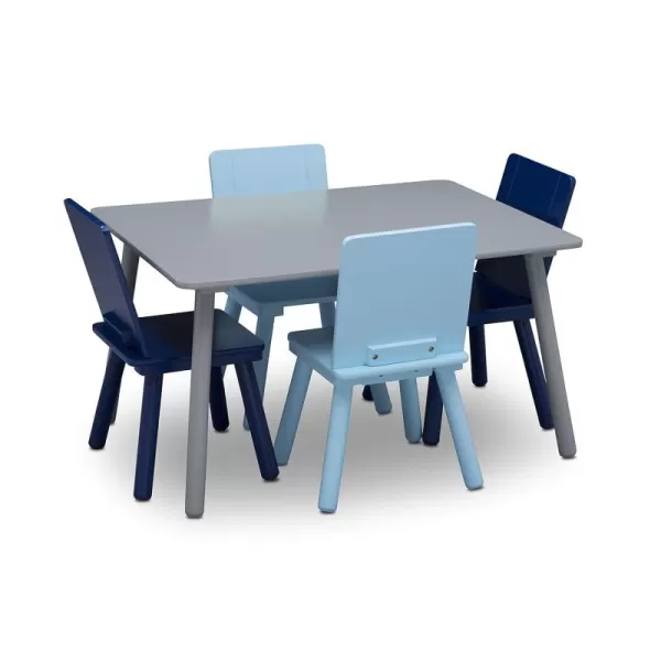 Delta Children Kids Table and Chair Set , Natural/Primary