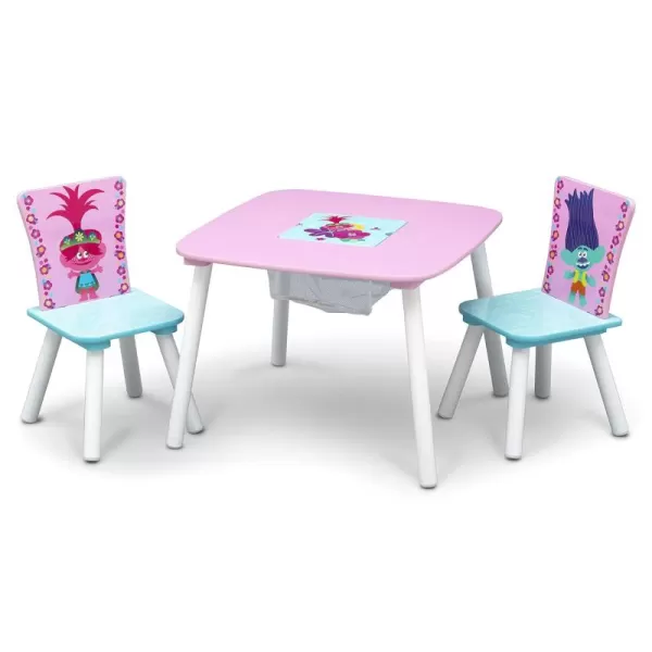 Delta Children Kids Table and Chair Set with Storage  - Ideal for Arts &amp; Crafts, Snack Time, Homeschooling, Homework &amp; More, Peppa Pig