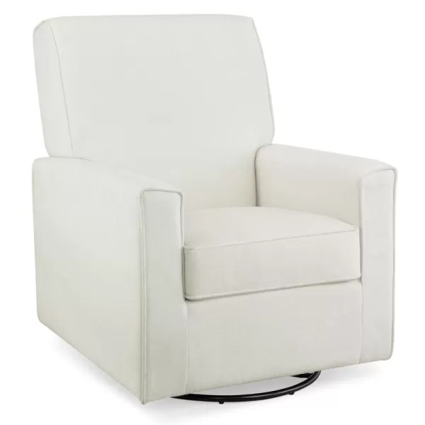Delta Children Sophie Nursery Glider Swivel Chair with LiveSmart Performance Fabric Fabric, Light Cream