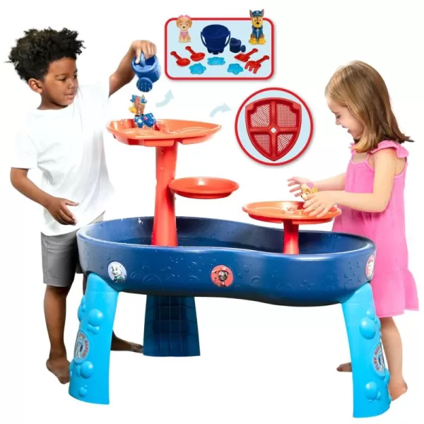 Disney Minnie Mouse Water Table by Delta Children | 3-Tier Water Play Table with 11-Piece Toy Set | Water Sensory Table + Summer Beach Toys for Outside Backyard for Toddlers Ages 2+, Pink