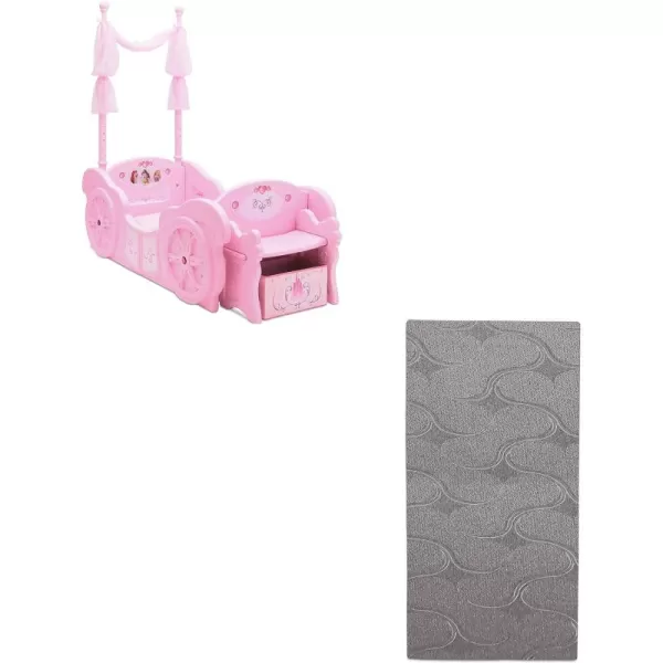 Disney Princess Carriage Toddler-to-Twin Bed