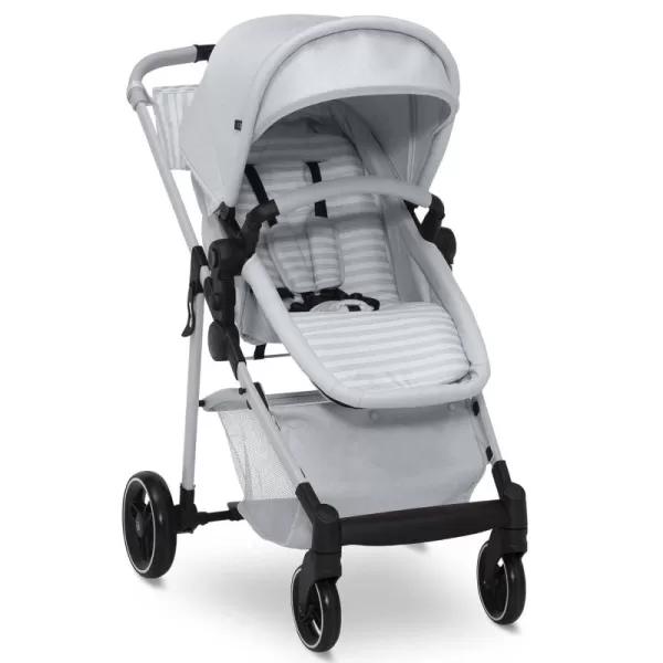 GAP babyGap 2-in-1 Carriage Stroller - Car Seat Compatible - Easy One-Handed Fold - Lightweight Stoller with Oversized Canopy &amp; Reclining Seat - Made with Sustainable Materials, Black Camo