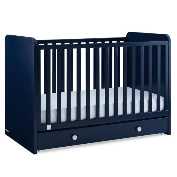 GAP babyGap Graham 4-in-1 Convertible Crib with Storage Drawer - Greenguard Gold Certified, Bianca White