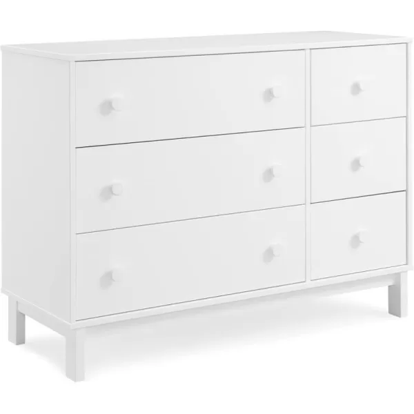 GAP babyGap Legacy 6 Drawer Dresser with Interlocking Drawers - Greenguard Gold Certified, Navy/Light Blue