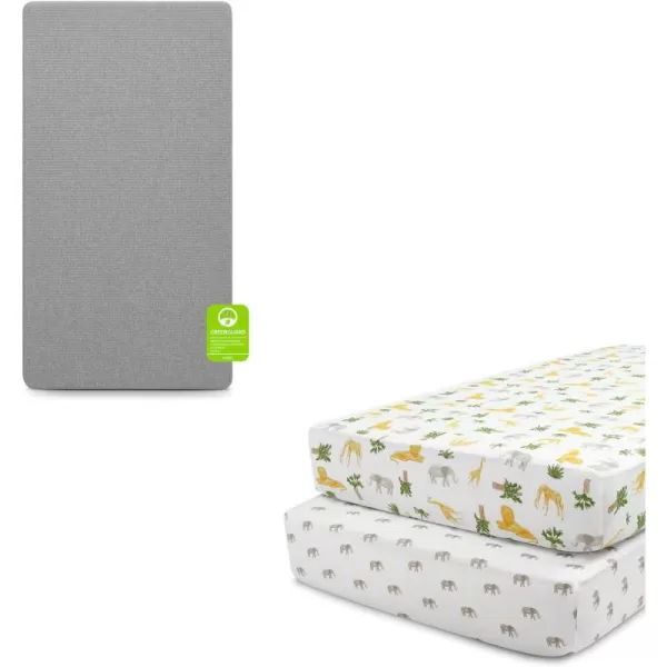 GAP babyGap TrueSleep 2-Stage Deluxe Crib and Toddler Mattress - Waterproof - GREENGUARD Gold Certified – Temperature Regulating – Moisture Wicking