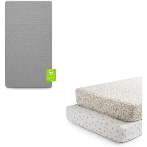 GAP babyGap TrueSleep 2-Stage Deluxe Crib and Toddler Mattress - Waterproof - GREENGUARD Gold Certified – Temperature Regulating – Moisture Wicking
