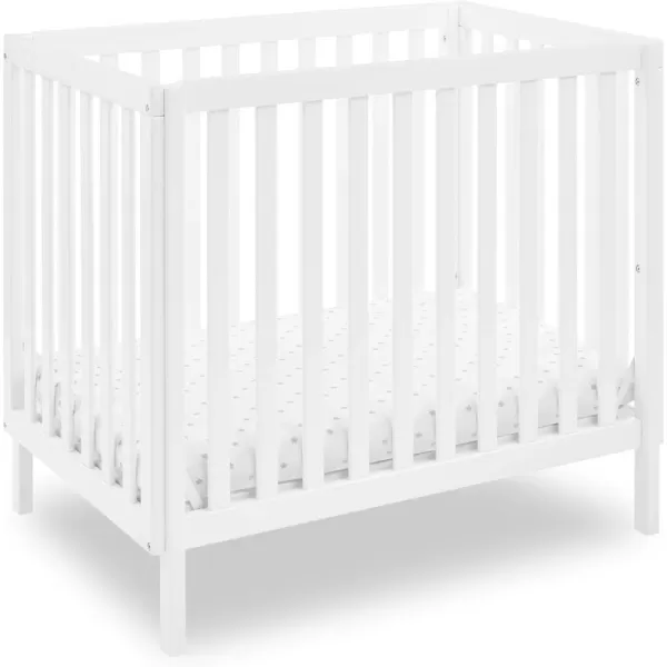 Gio Mini Crib with 2.75" Mattress Included, Ebony/Natural