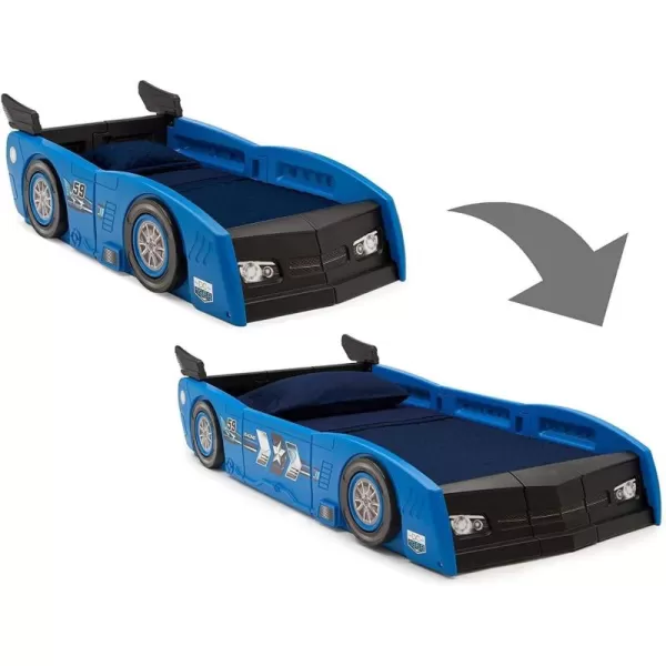 Grand Prix Race Car Toddler &amp; Twin Bed - Made in USA, Black
