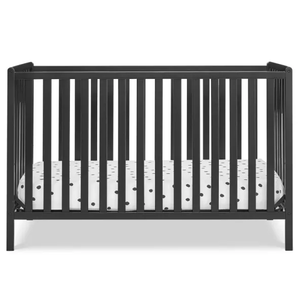 Heartland 4-in-1 Convertible Crib - Greenguard Gold Certified, Charcoal Grey