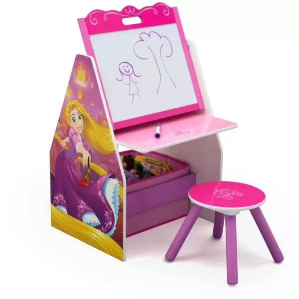 Kids Easel and Play Station – Ideal for Arts &amp; Crafts, Homeschooling and More- Greenguard Gold Certified, Disney Princess
