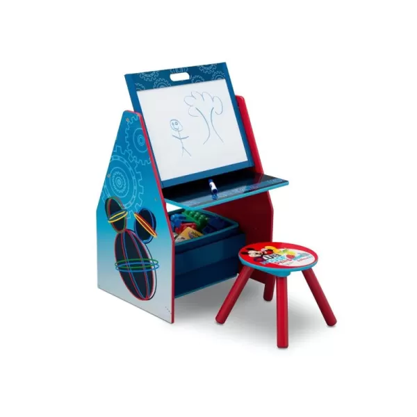 Kids Easel and Play Station – Ideal for Arts &amp; Crafts, Homeschooling and More- Greenguard Gold Certified, Disney Princess