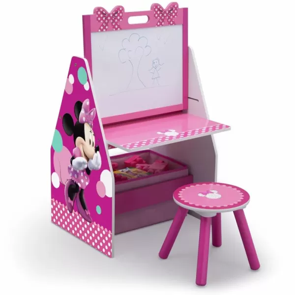 Kids Easel and Play Station – Ideal for Arts &amp; Crafts, Homeschooling and More- Greenguard Gold Certified, Disney Princess