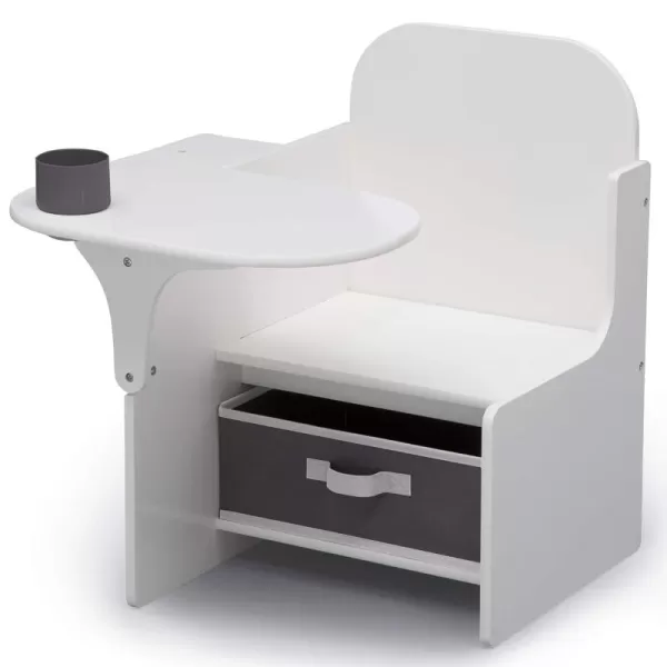 MySize Chair Desk with Storage Bin - Greenguard Gold Certified,Arm Rest, Engineered Wood, Dusty Rose