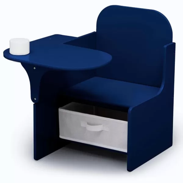 MySize Chair Desk with Storage Bin - Greenguard Gold Certified,Arm Rest, Engineered Wood, Dusty Rose