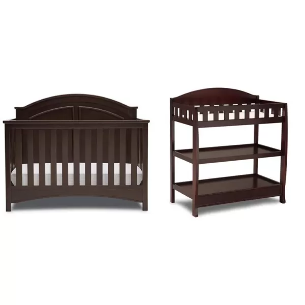 Perry 6-in-1 Convertible Crib - Greenguard Gold Certified, Moonstruck Grey