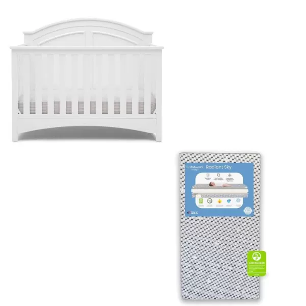 Perry 6-in-1 Convertible Crib - Greenguard Gold Certified, Moonstruck Grey