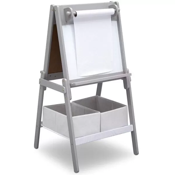 Space Adventures Wooden Activity Easel with Storage - Ideal for Arts &amp; Crafts, Drawing, Homeschooling and More - Greenguard Gold Certified, Blue