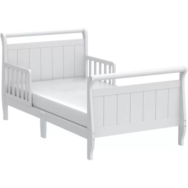 Wood Toddler Bed Sleigh, Crib, Black Cherry Espresso